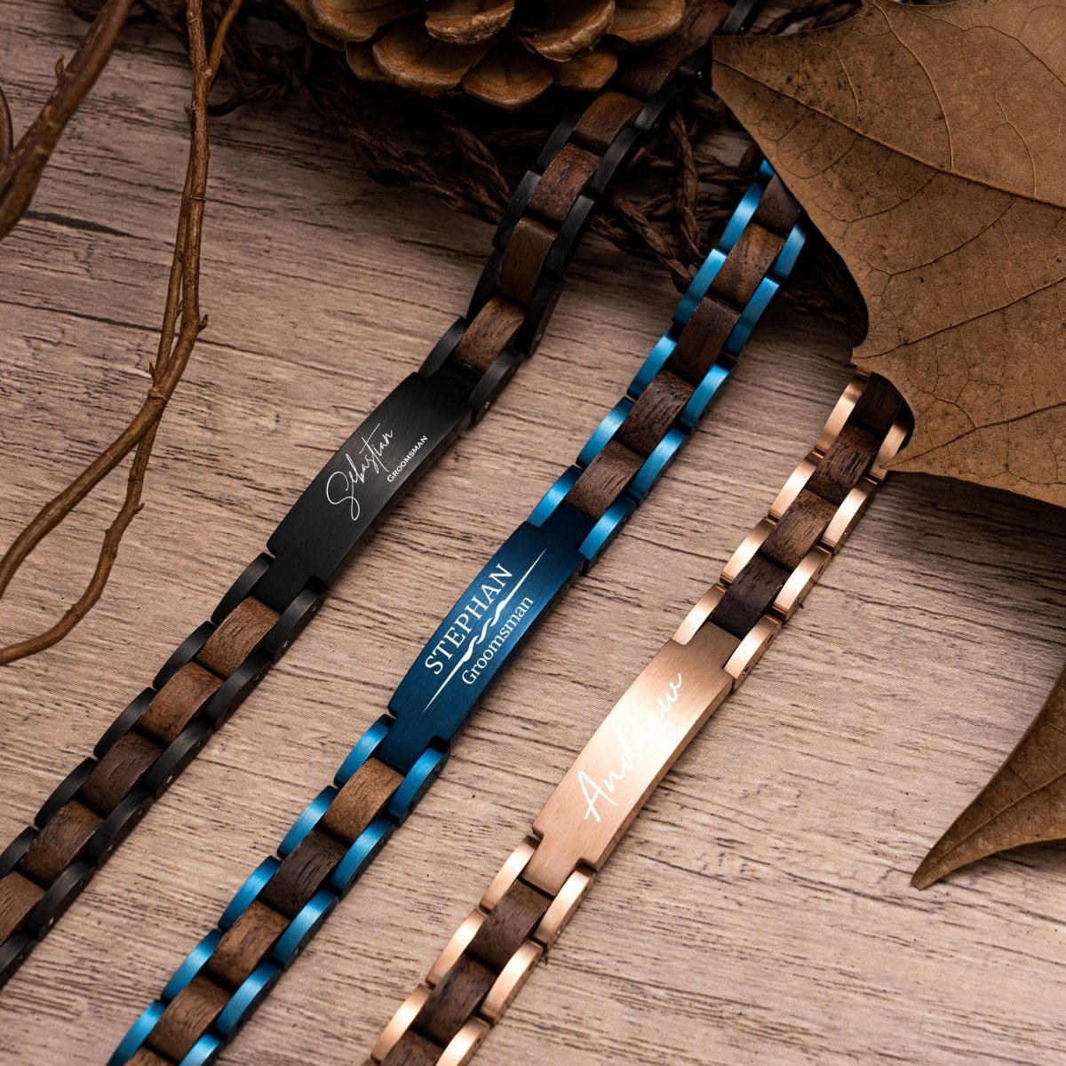 Unique Personalized Signature Style Bracelet Customized Bracelet Gifts for Men by Groovy Guy