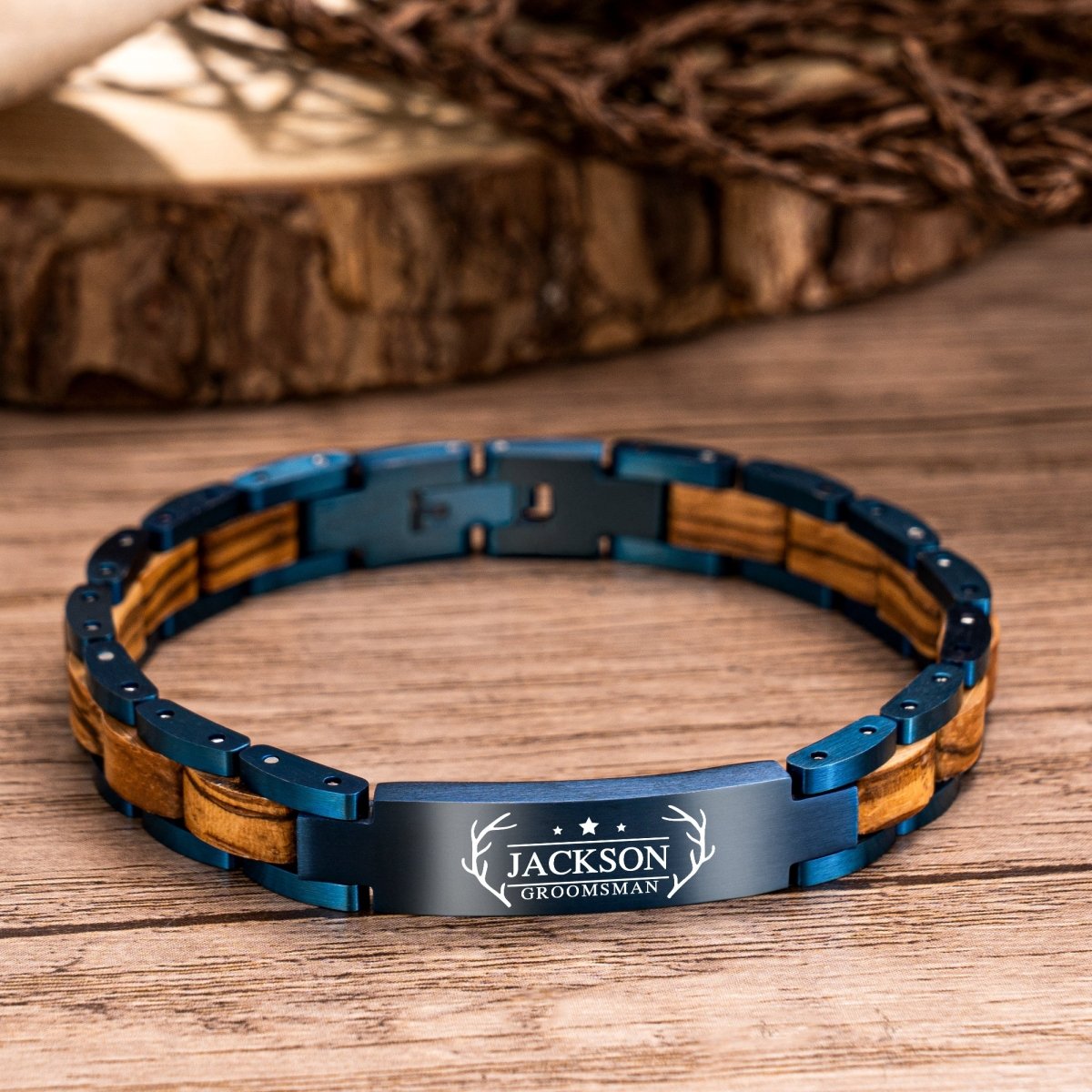 Unique Personalized Custom Mens Bracelet Customized Bracelet Gifts for Men by Groovy Guy