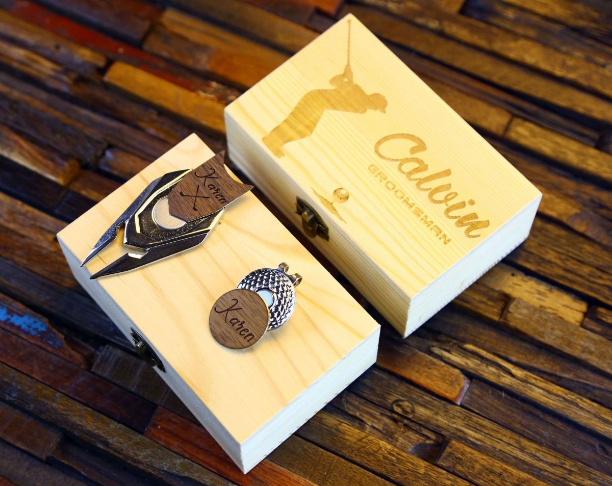 Unique Personalized Custom Golf Gift Set Customized Golf Gifts for Men by Groovy Guy