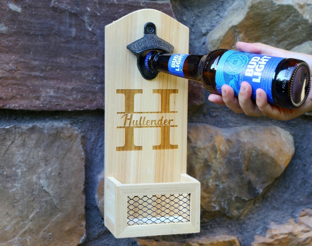 Unique Personalized The DeCapitator Customized Bottle Openers Gifts for Men by Groovy Guy
