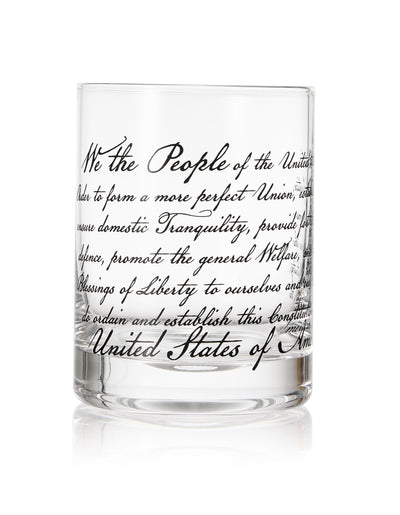 We The People American Flag Whiskey Glasses