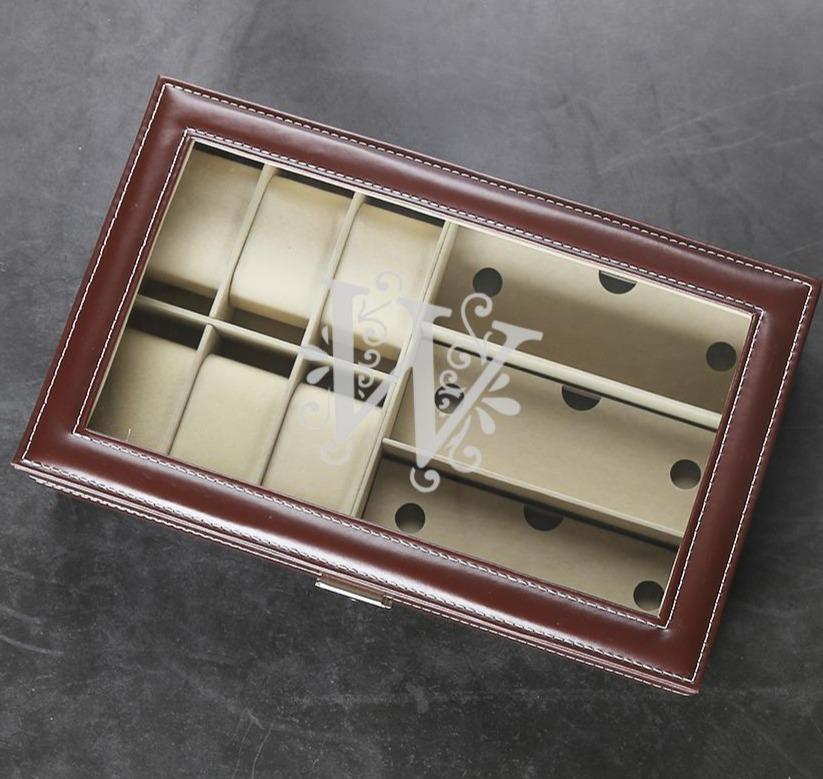 Unique Personalized Fancy Man's Watch Box Customized watch Gifts for Men by Groovy Guy