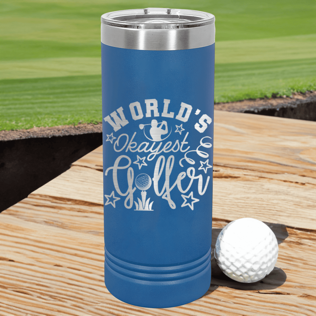 Unique Personalized Fairway Fuel Customized Tumbler Gifts for Men by Groovy Guy