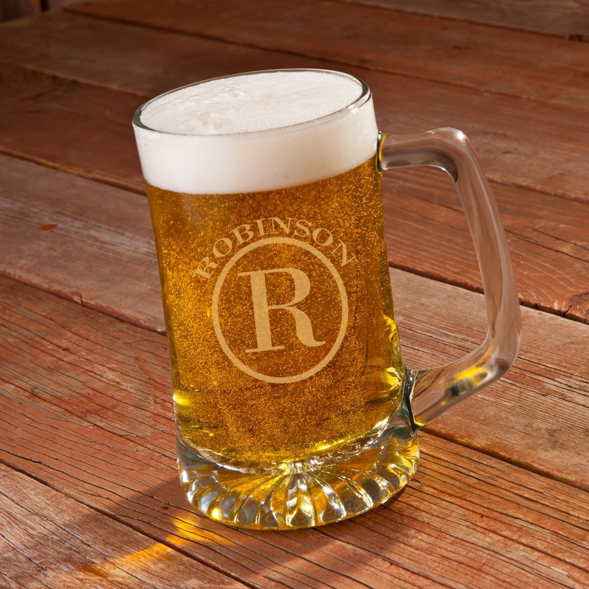 Unique Personalized Custom Beer Mug | 25 oz German - Inspired Beer Mug Customized Bar Gifts for Men by Groovy Guy