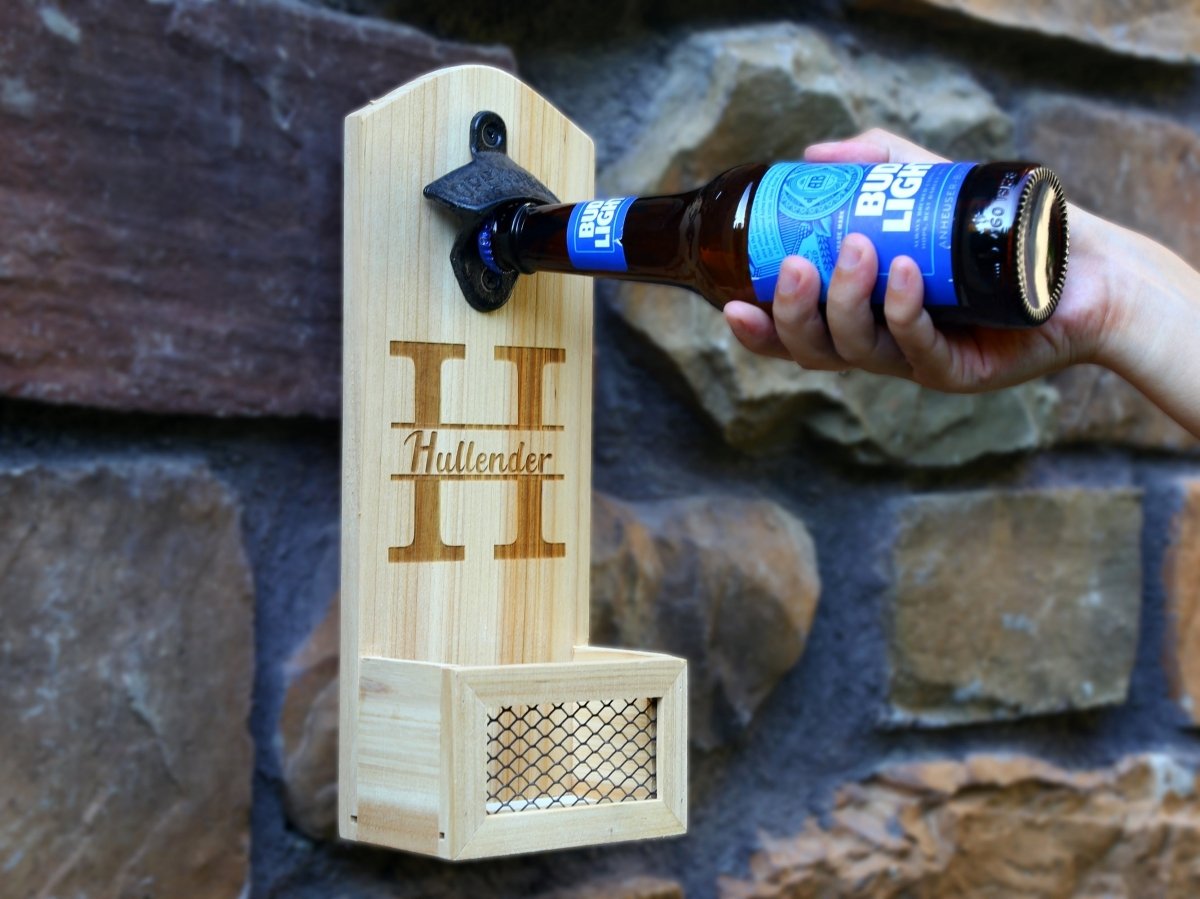 Unique Personalized The DeCapitator Customized Bottle Openers Gifts for Men by Groovy Guy