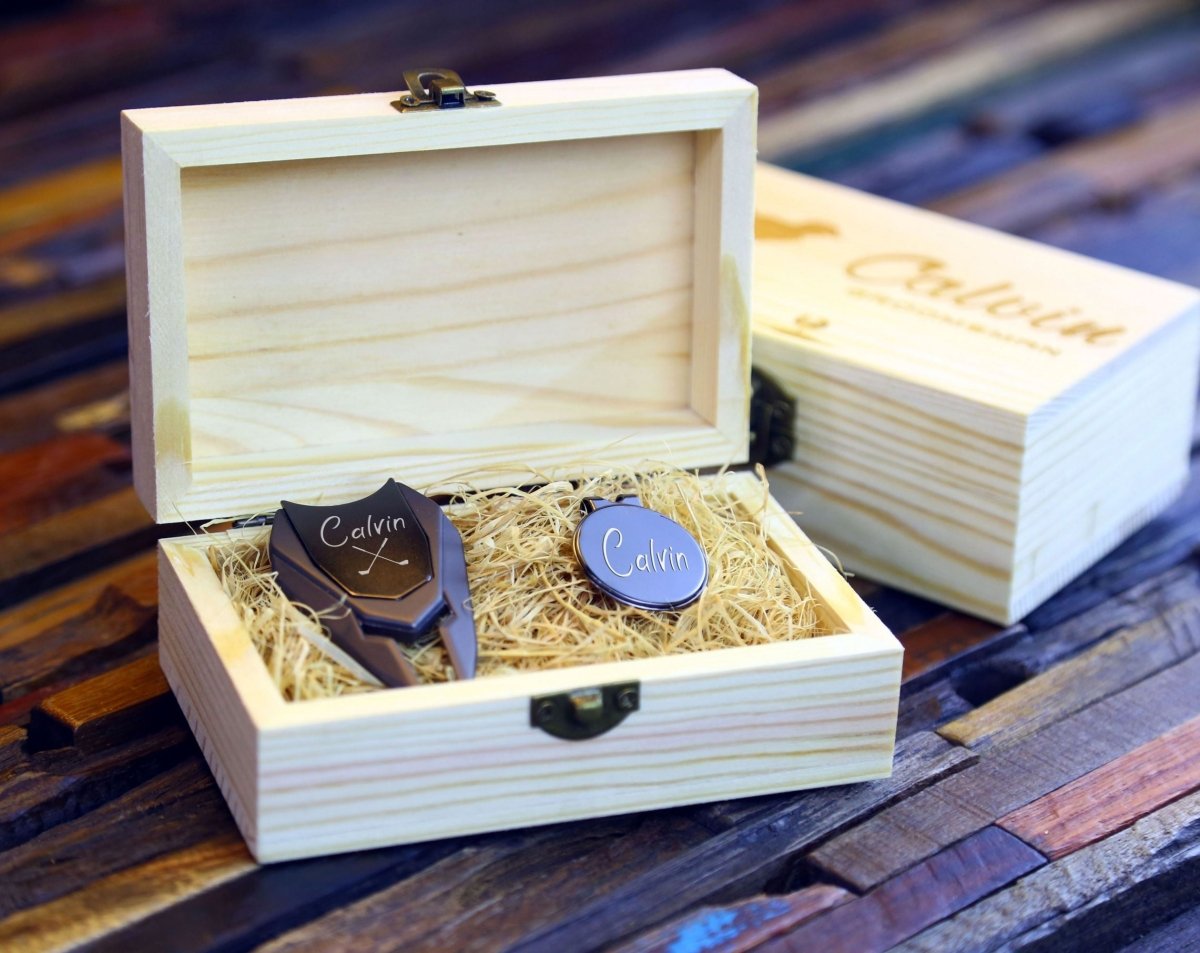 Unique Personalized On the Greens Golf Gift Set Customized Golf Gifts for Men by Groovy Guy