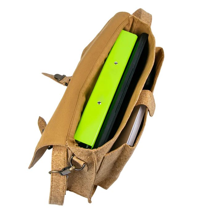 Unique Personalized Personalized Vegan Messenger Bag Customized Messenger Bag Gifts for Men by Groovy Guy