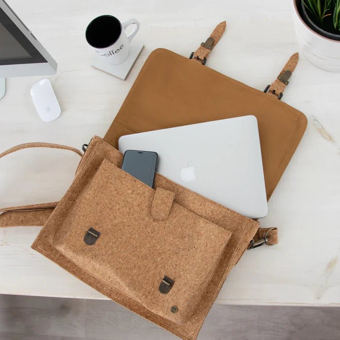 Unique Personalized Personalized Vegan Messenger Bag Customized Messenger Bag Gifts for Men by Groovy Guy