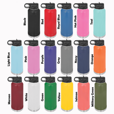 Football Fever: Game Day 32 Oz Water Bottle