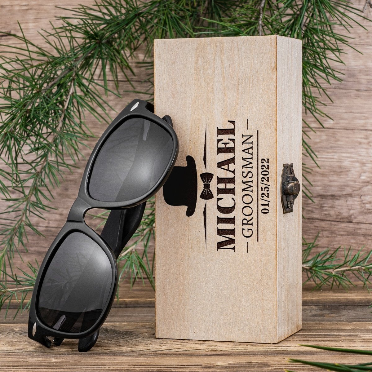 Unique Personalized Topside Sunglasses Customized Wearables Gifts for Men by Groovy Guy