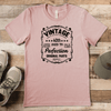 Mens Heather Peach T Shirt with 40th-Vintage design