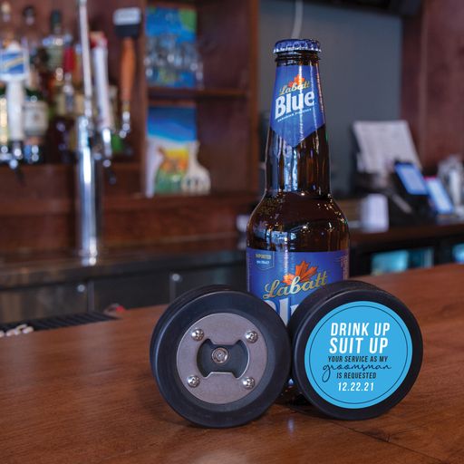 Unique Personalized Puckin' Perfect Wedding Opener Customized Sports Groomsmen Gifts Gifts for Men by Groovy Guy