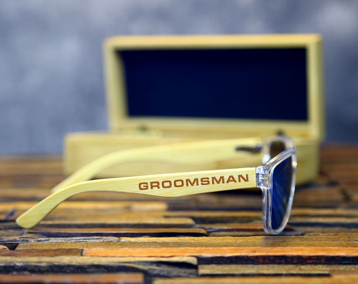 Unique Personalized Engraved Polarized Sunglasses Customized Sunglasses Gifts for Men by Groovy Guy
