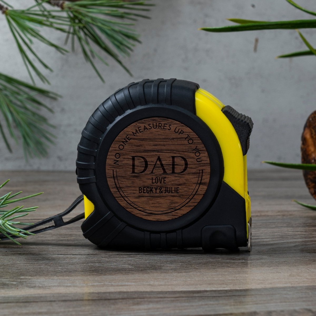 Unique Personalized Dads Tape Measure Customized Tools Gifts for Men by Groovy Guy