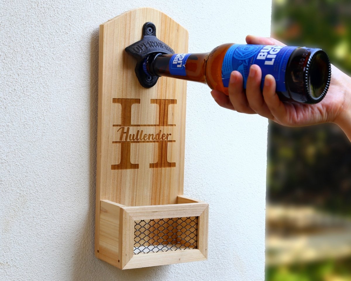 Unique Personalized The DeCapitator Customized Bottle Openers Gifts for Men by Groovy Guy