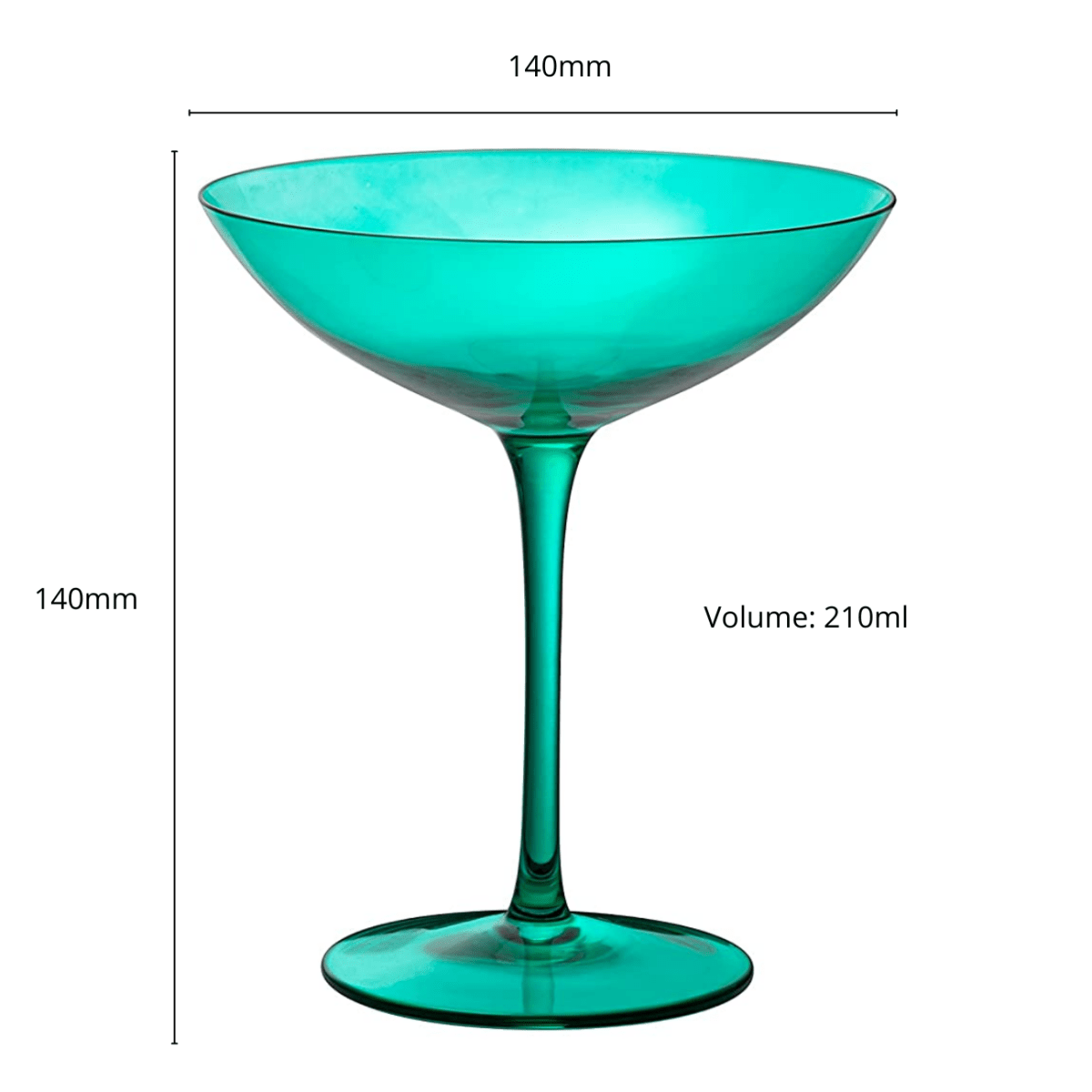 Unique Personalized Teal Colored Coupe Glasses Set Customized Tequila Gifts for Men by Groovy Guy