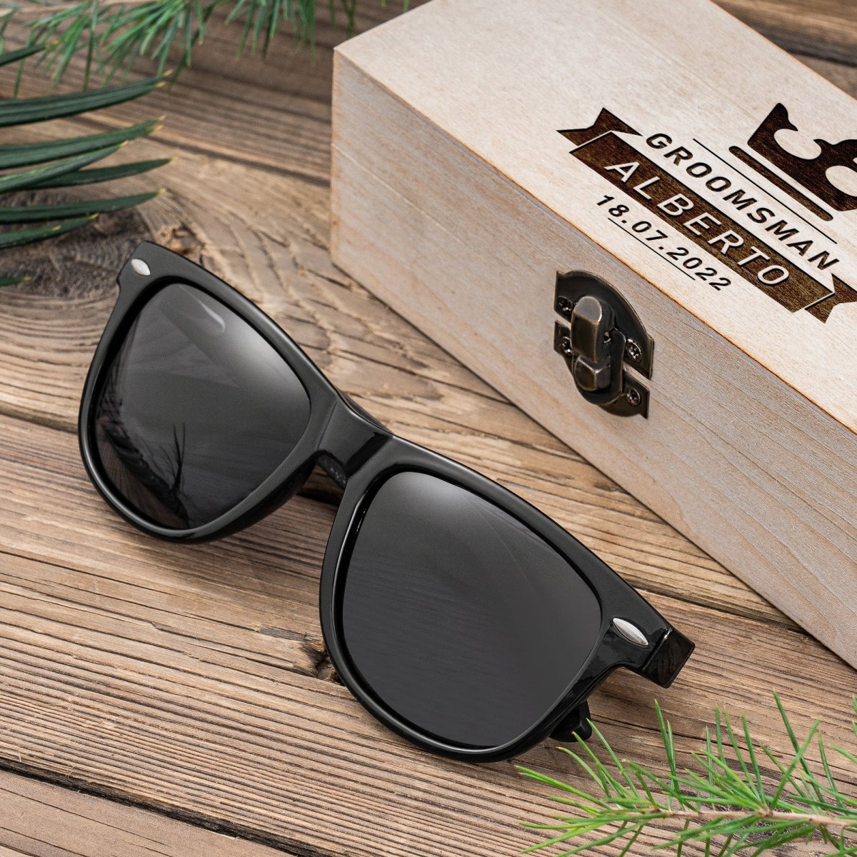 Unique Personalized Topside Sunglasses Customized Wearables Gifts for Men by Groovy Guy
