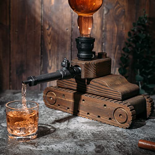 Unique Personalized Tank Liquor Dispenser Customized Gifts for Men by Groovy Guy