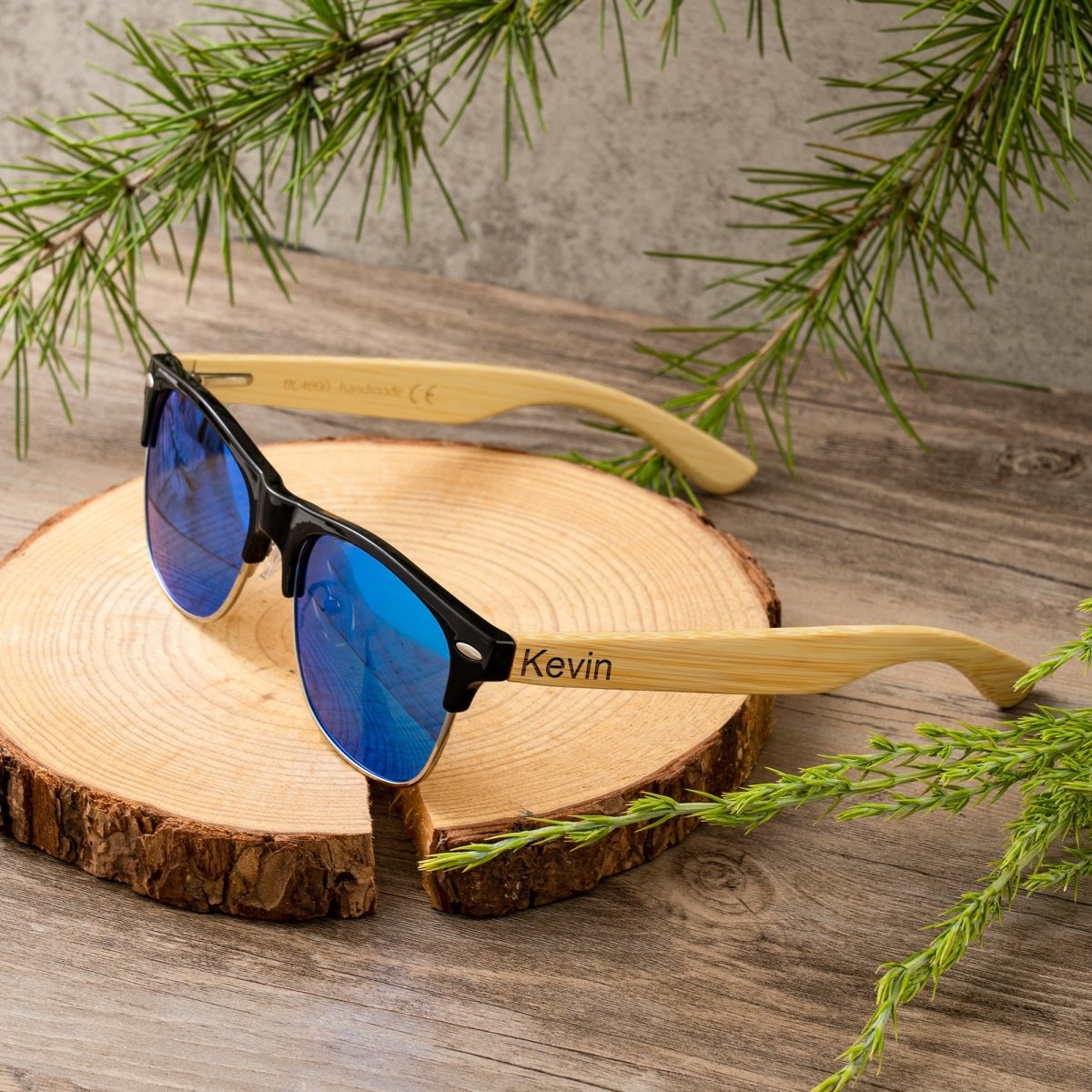 Unique Personalized Wooden Clubmasters Customized Sunglasses Gifts for Men by Groovy Guy