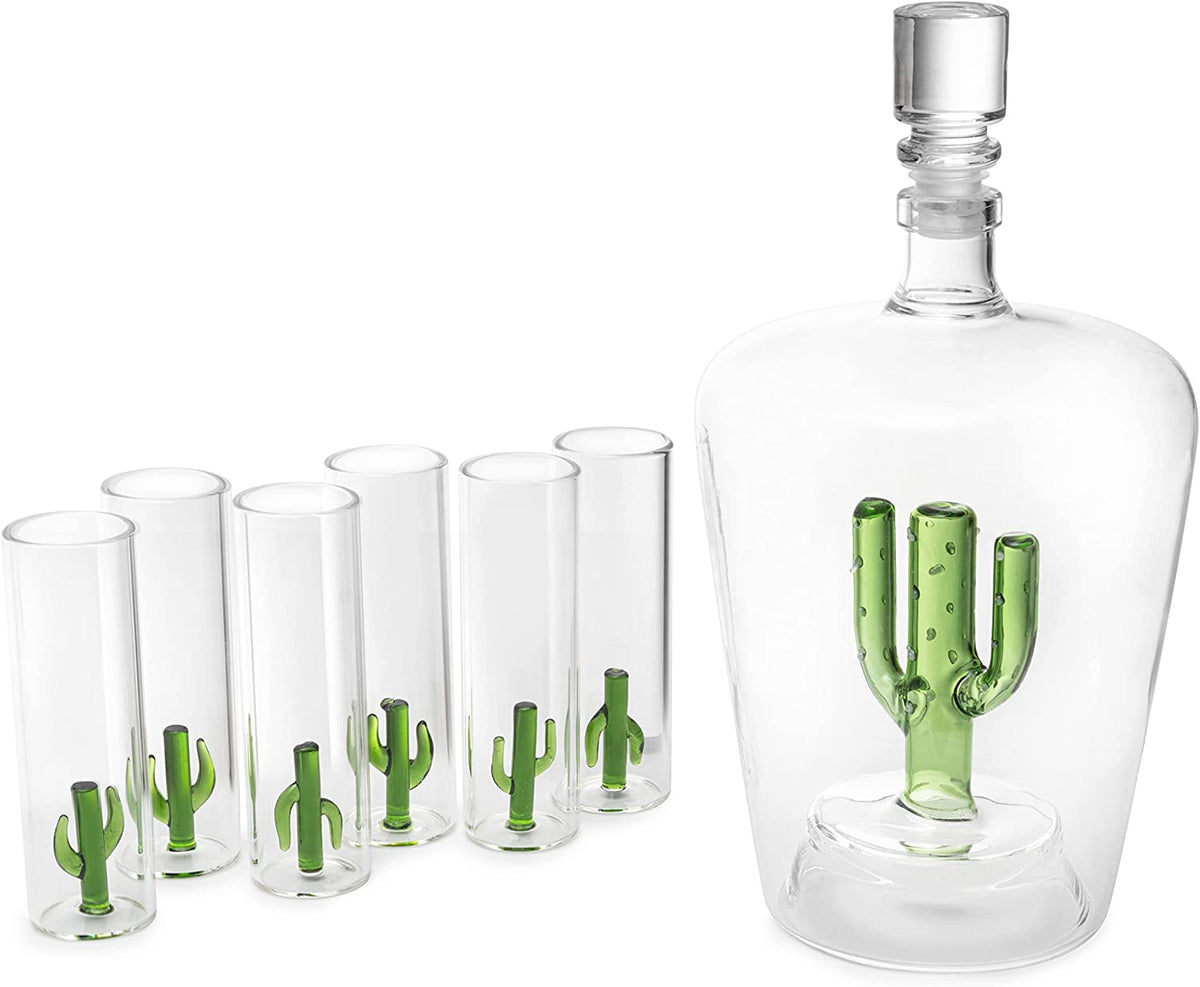 Unique Personalized Agave Tequila Decanter Set Customized Tequila Gifts for Men by Groovy Guy