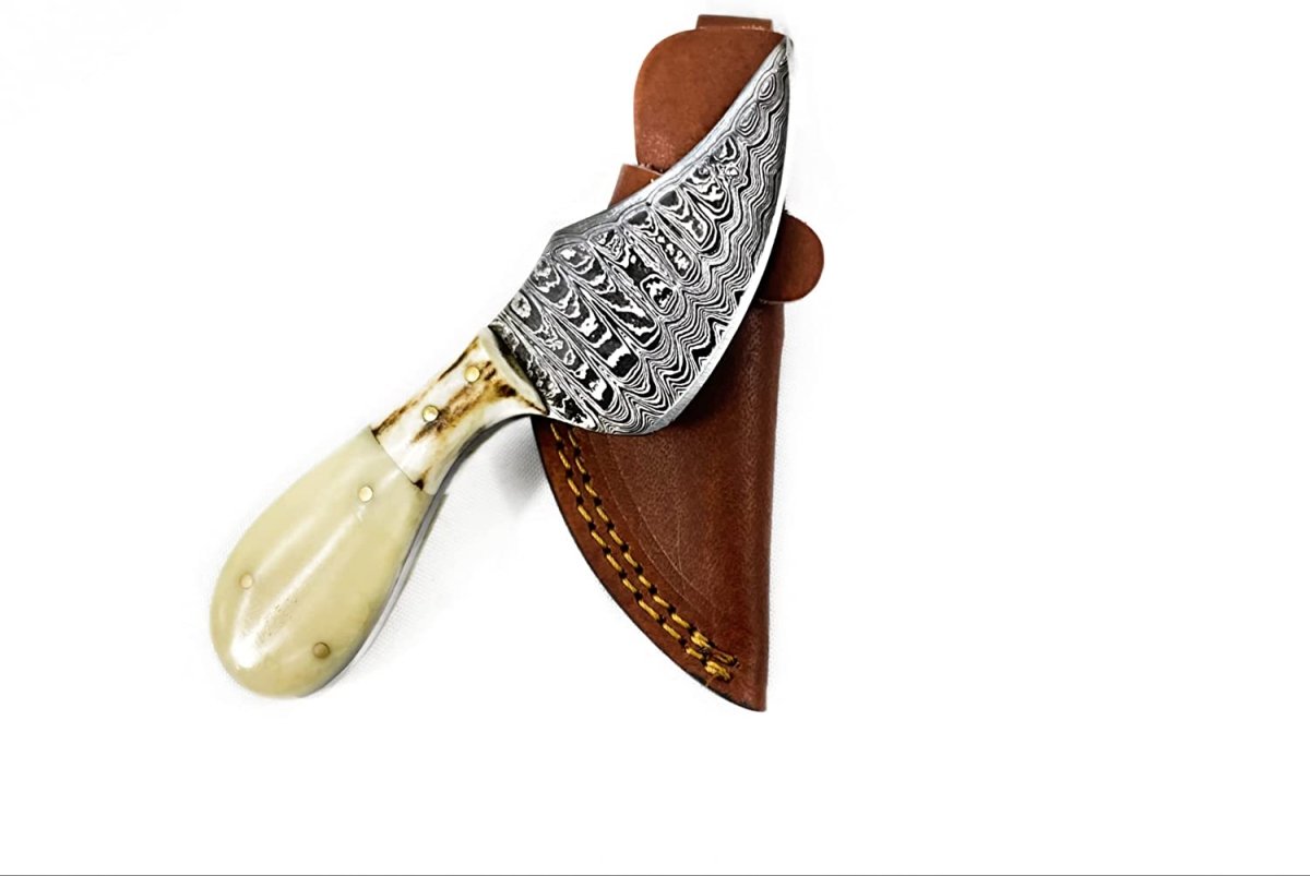 Unique Personalized Bone Dagger Customized Damascus Knife Gifts for Men by Groovy Guy