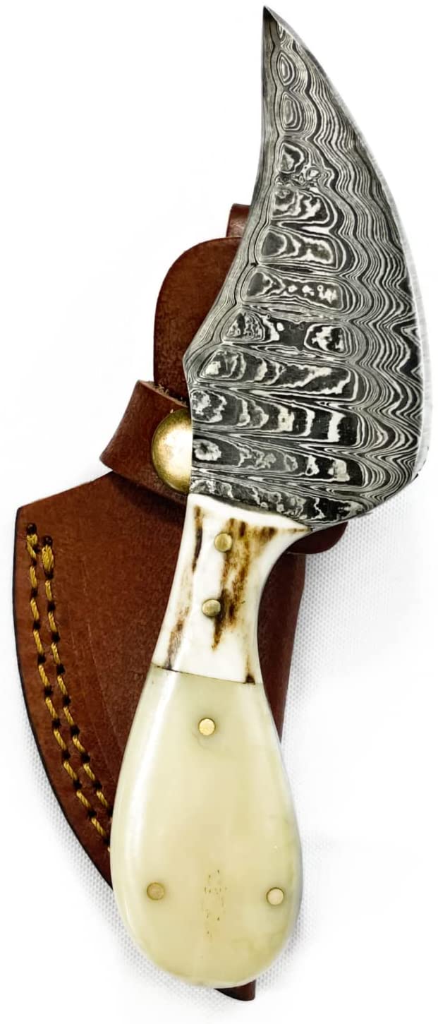 Unique Personalized Bone Dagger Customized Damascus Knife Gifts for Men by Groovy Guy