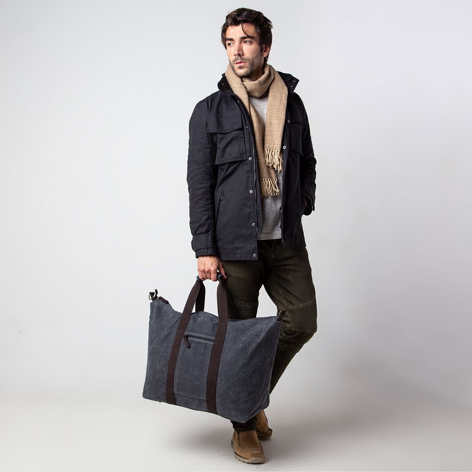 Unique Personalized Wax & Wander Weekender Set Customized Duffel Bags Gifts for Men by Groovy Guy