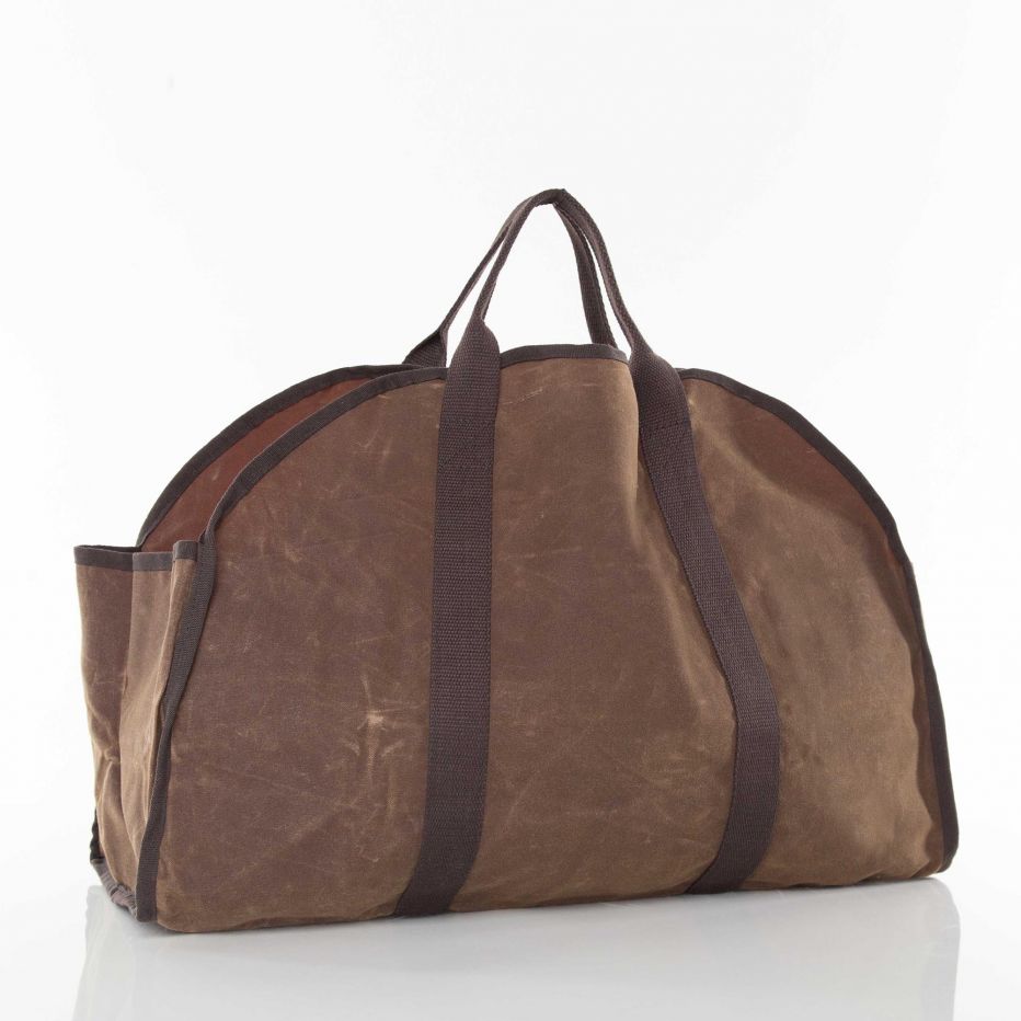 Unique Personalized Waxed Timber Transporter Customized Man Bags Gifts for Men by Groovy Guy