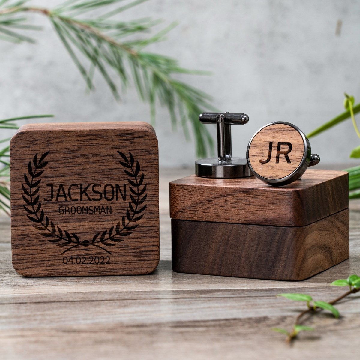 Unique Personalized Custom Wedding Cufflinks Customized cufflinks Gifts for Men by Groovy Guy