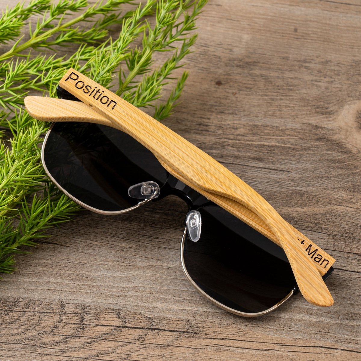 Unique Personalized Wooden Clubmasters Customized Sunglasses Gifts for Men by Groovy Guy