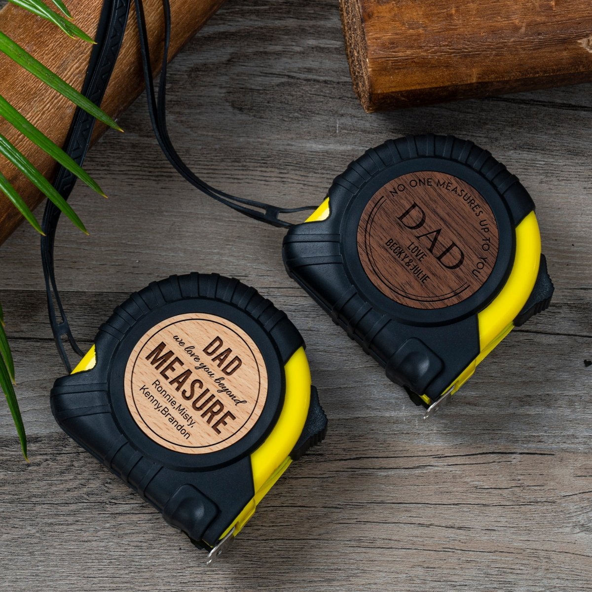 Unique Personalized Dads Tape Measure Customized Tools Gifts for Men by Groovy Guy