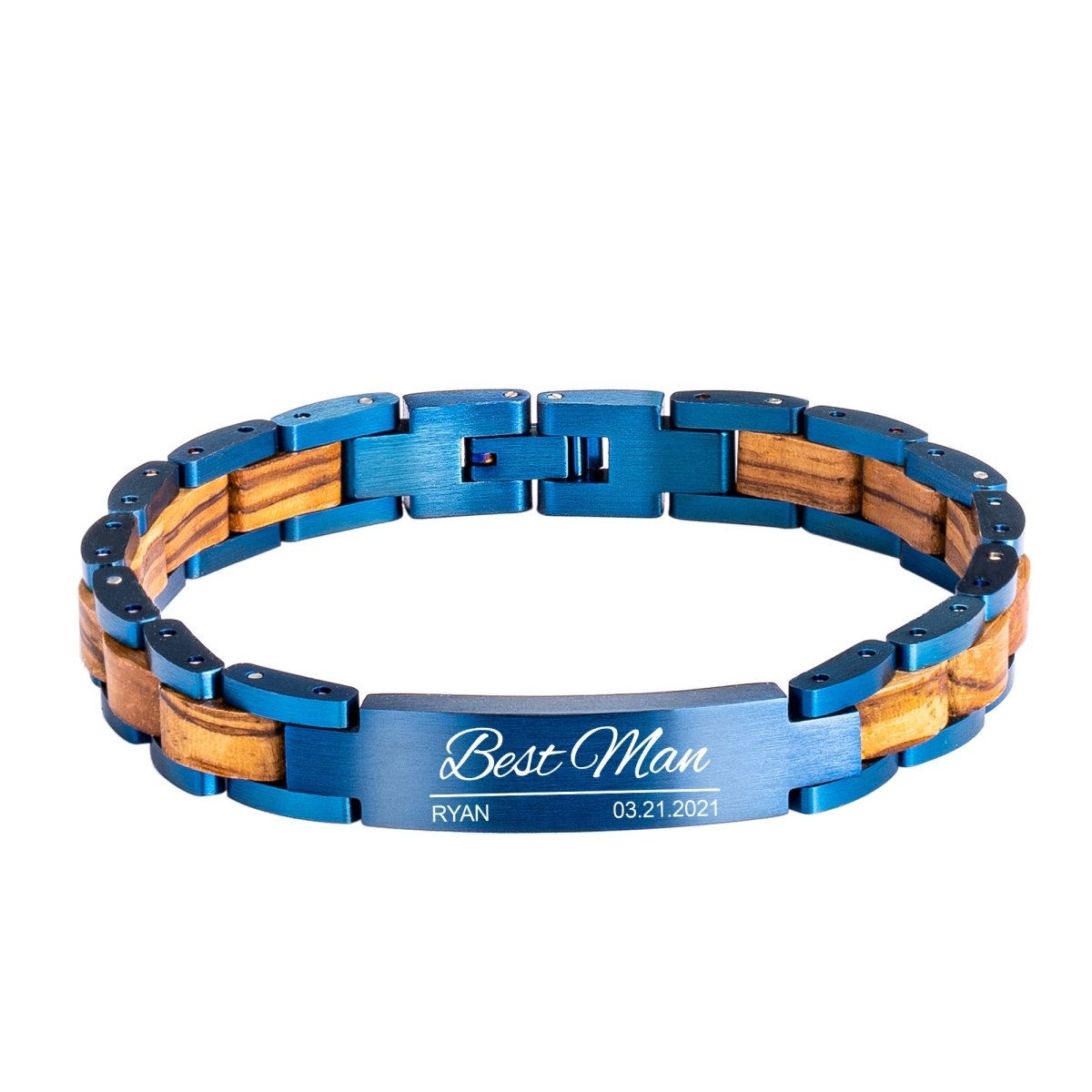 Unique Personalized Custom Mens Bracelet Customized Bracelet Gifts for Men by Groovy Guy