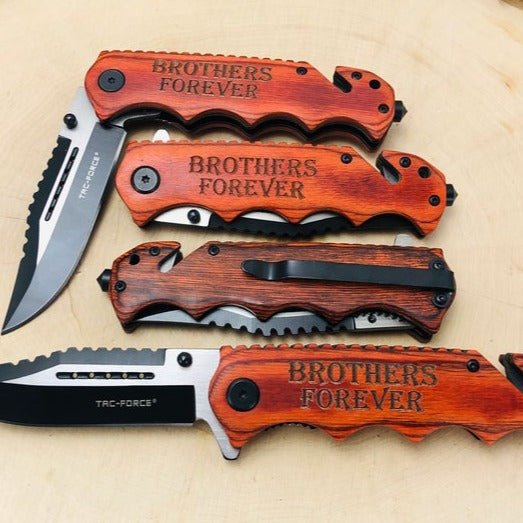 Unique Personalized Tactically Advanced Blade Customized Knives Gifts for Men by Groovy Guy