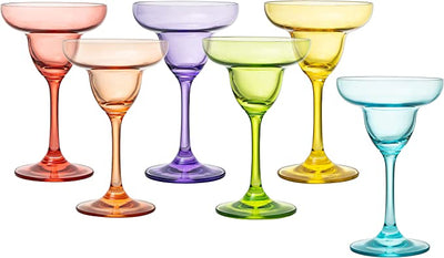 Colorful Margarita Cocktail Glass Set