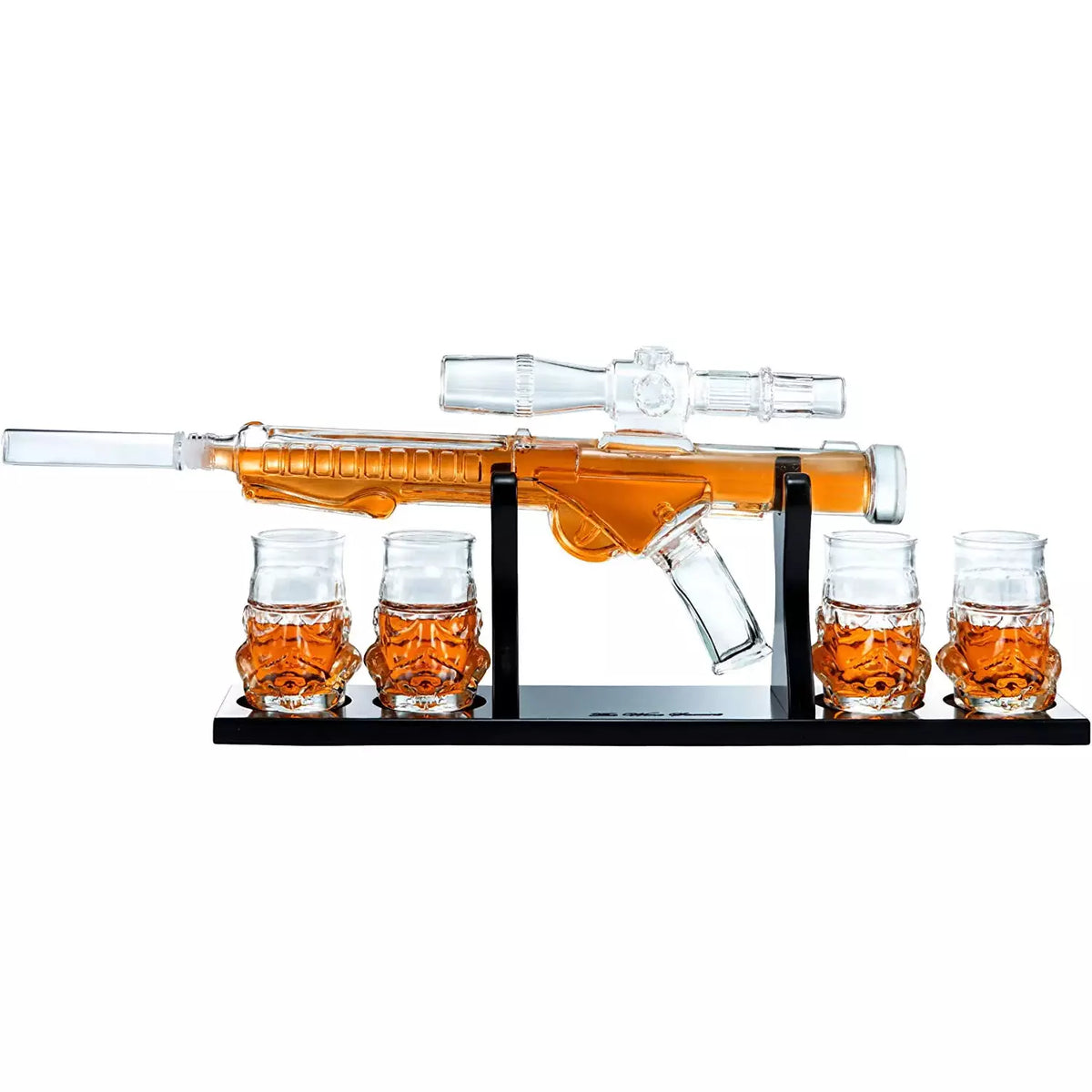 Unique Personalized Galactic Spirits: The Blaster Decanter Set Customized Decanter Set Gifts for Men by Groovy Guy