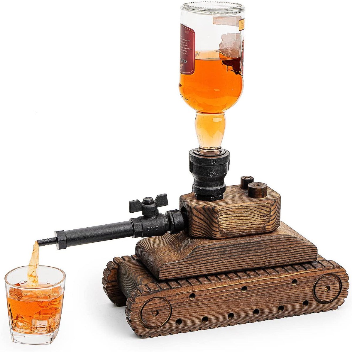 Unique Personalized Tank Liquor Dispenser Customized Gifts for Men by Groovy Guy