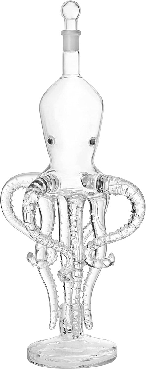 Unique Personalized Octopus Whiskey and Wine Decanter Customized Gifts for Men by Groovy Guy