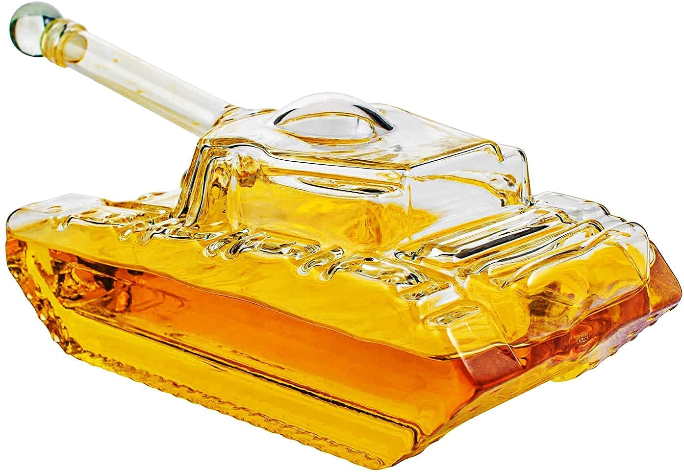 Unique Personalized Tank Whiskey Decanter Customized Gifts for Men by Groovy Guy