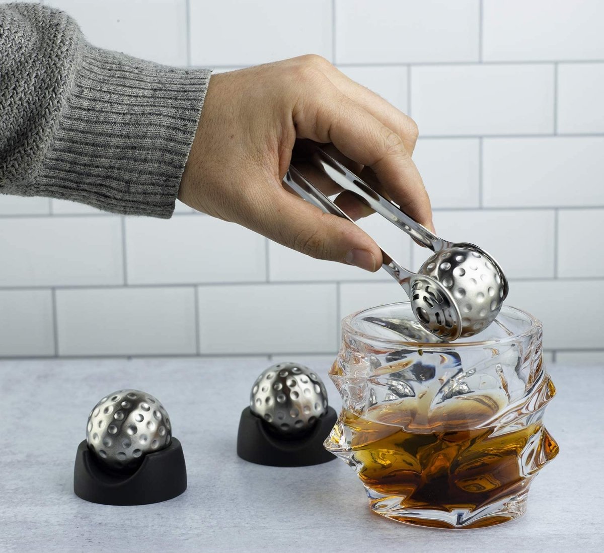 Golf Ball Whiskey Stones