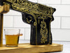 Hand Painted Pistol Decanter