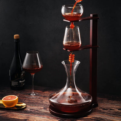 Wine Tower Decanting