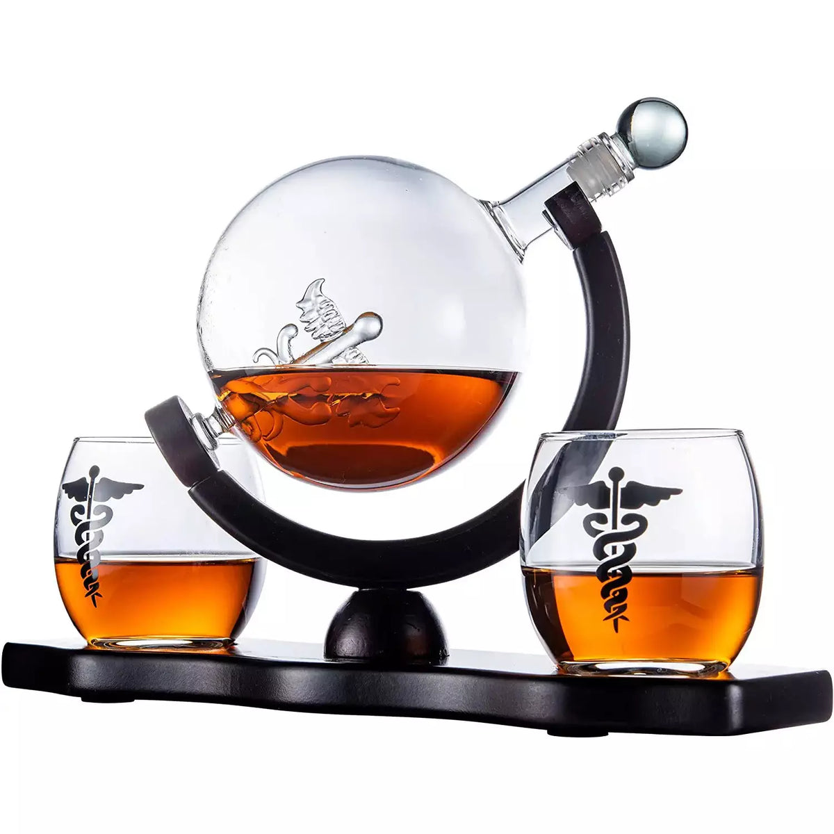 Unique Personalized Healthcare Worker Decanter Customized Decanter Gifts for Men by Groovy Guy