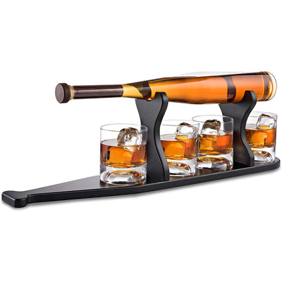 Baseball Bat Whiskey & Wine Decanter