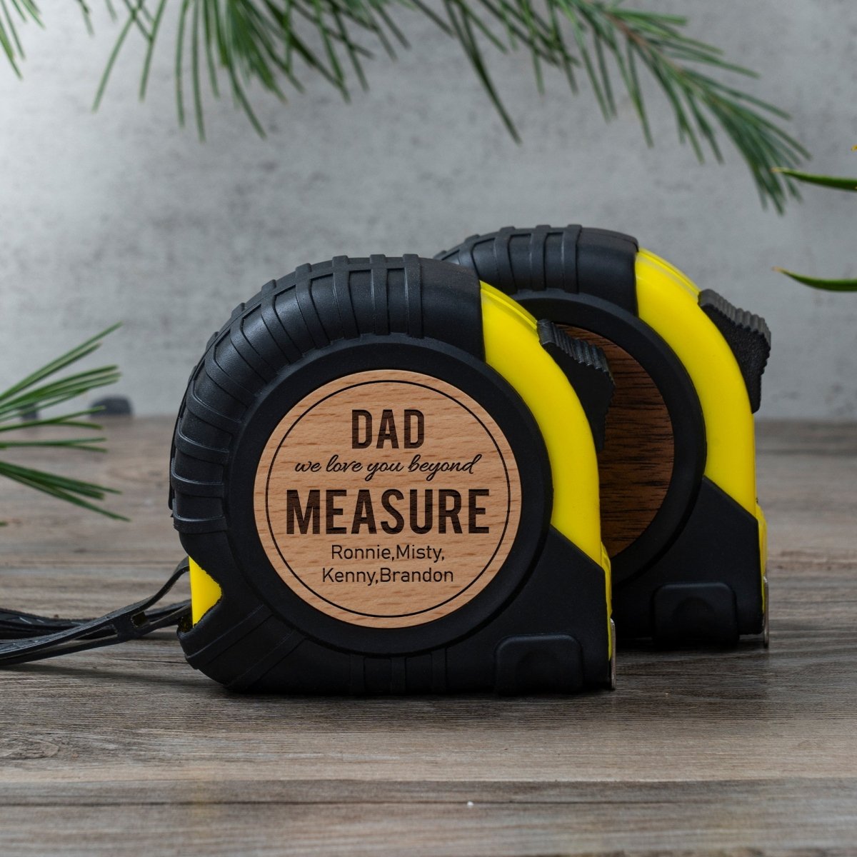 Unique Personalized Dads Tape Measure Customized Tools Gifts for Men by Groovy Guy