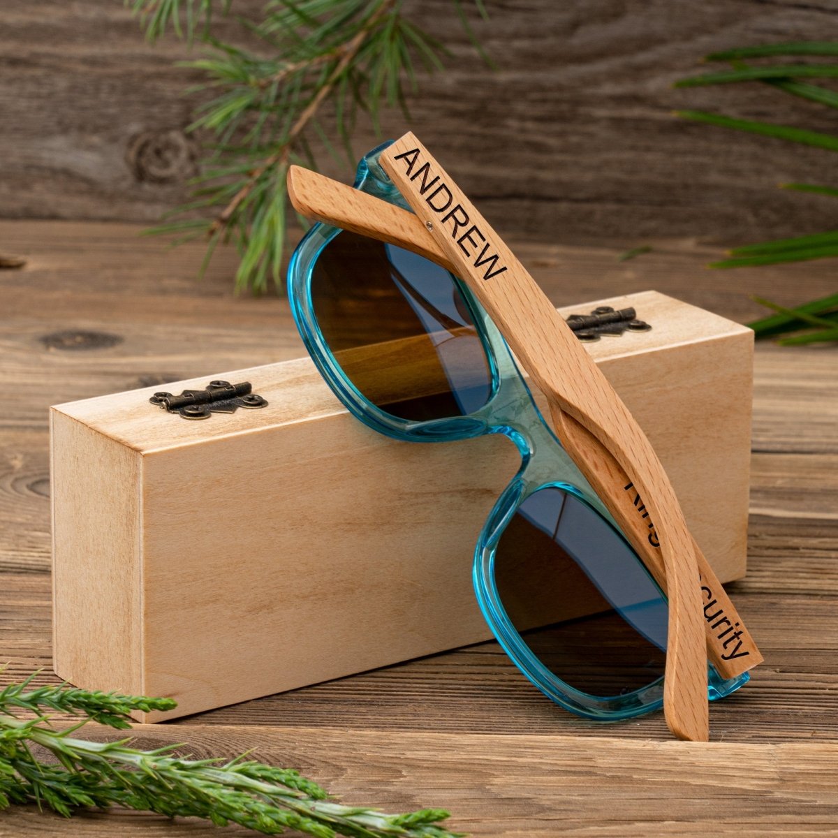 Unique Personalized Engraved Kids Sunglasses Customized Sunglasses Gifts for Men by Groovy Guy