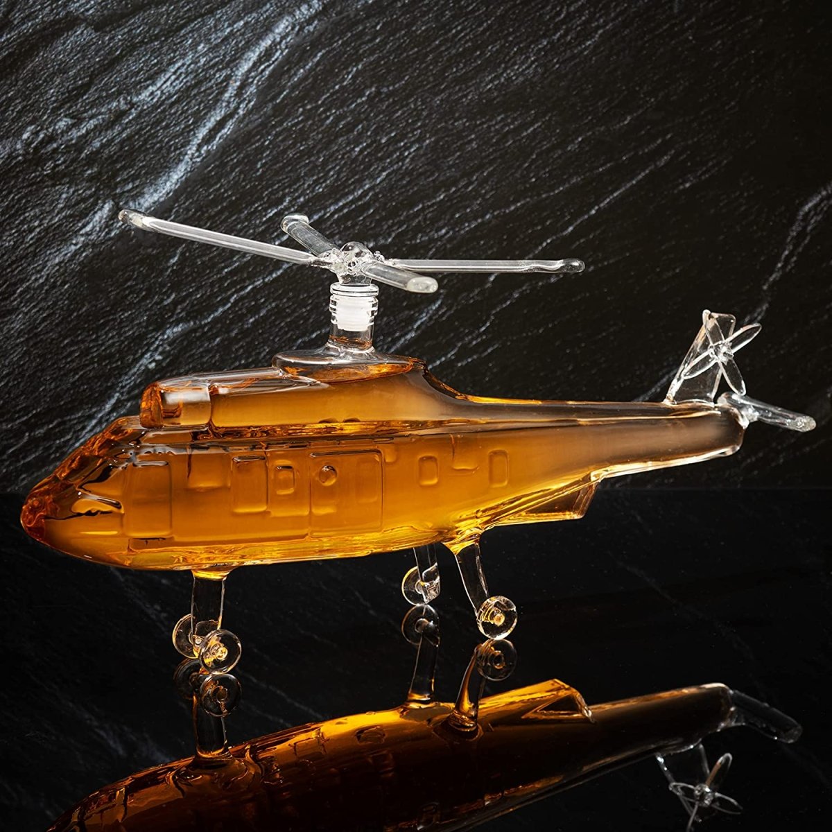 Unique Personalized Black Hawk Decanter Customized Decanter Gifts for Men by Groovy Guy