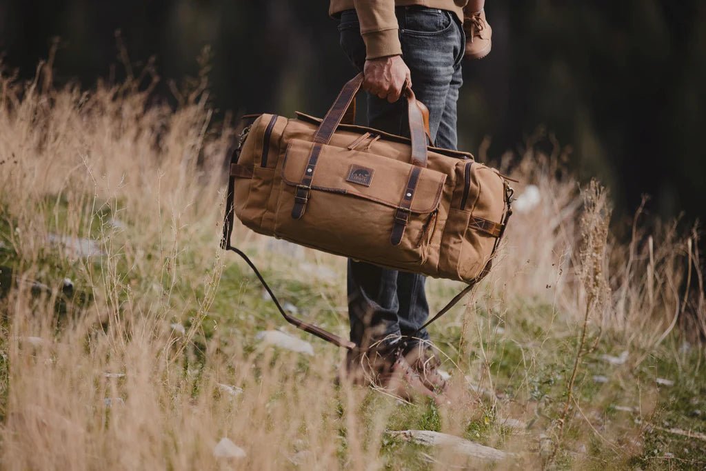 Lands' End Large Waxed Canvas Tote Bag