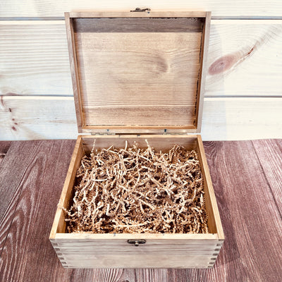 Large Stained Pine Box