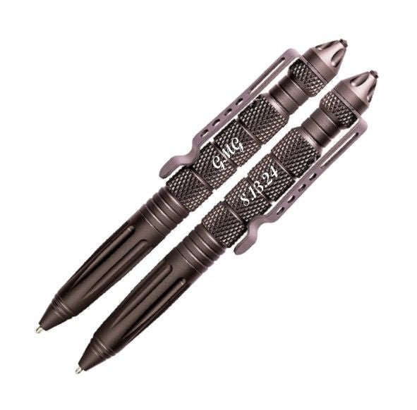 Unique Personalized Tactical Glassbreaker Pen Customized Gifts for Men by Groovy Guy