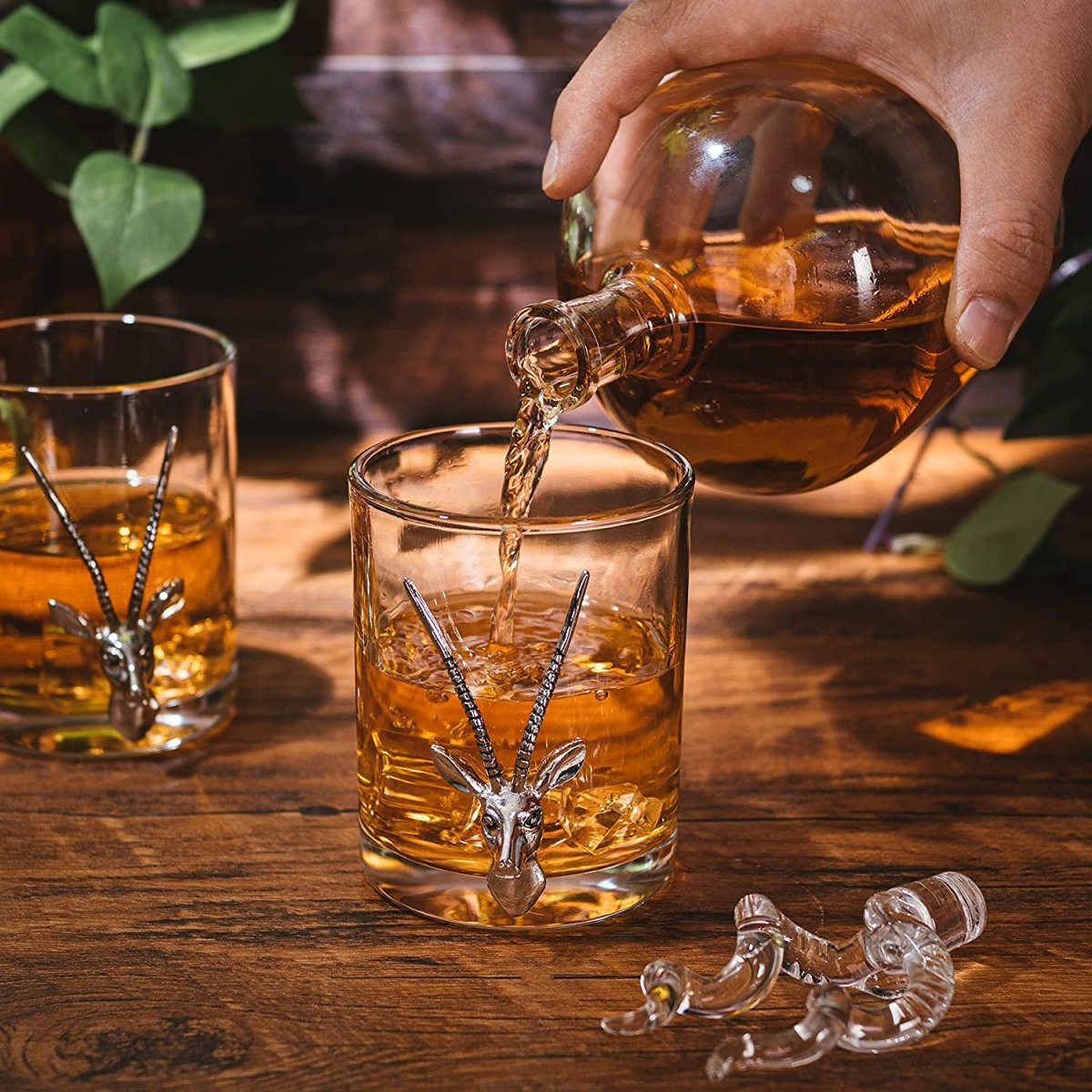 Unique Personalized Safari Decanter Customized Gifts for Men by Groovy Guy